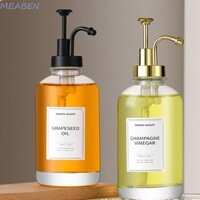 Máy phân phối xi-rô cà phê CYBERYSNC 16 Oz, Chai xi-rô cầm tay bằng thủy tinh trong suốt, Máy bơm nâng cấp chính xác đơn giản Phụ kiện thanh cà phê có thể đổ đầy tại nhà