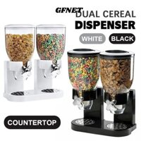 Máy phân tán ngũ cốc GFNET, Bình đựng thức ăn khô đôi điều khiển kép, Hộp đựng thực phẩm thời trang Bekas Makan Candy Snack Yến mạch Thùng