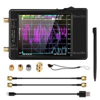 Máy phân tích mạng Vector Nanovna-H, Máy phân tích ăng-ten UHF HW3.6 10KHz-1.5GHz MF HF VHF, Đo thông số S, Tỷ lệ sóng đứng điện áp, Pha, Độ trễ, Biểu đồ Smith, Sup