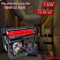Máy phát điện 3kw chạy dầu có đề nổ 3800 CE RAM