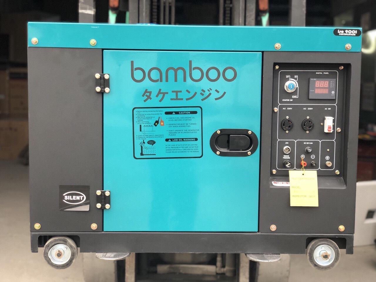 Máy phát điện Bamboo 9800ET 1Pha