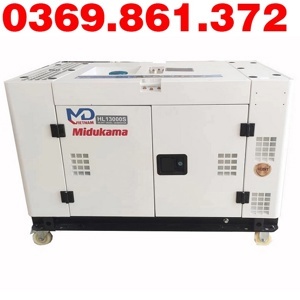 Máy phát điện chạy dầu 10Kw Midukama HL13000S