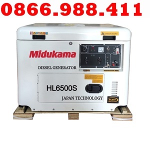 Máy phát điện chạy dầu 3.3Kva Midukama 3 Pha HL4000T3