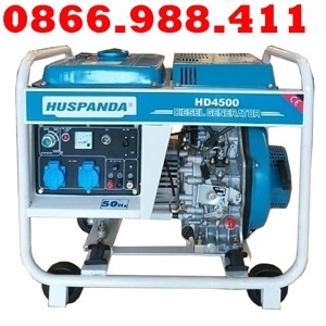 Máy phát điện chạy dầu 3kw Huspanda HD4500