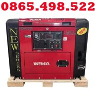 Máy Phát Điện Chạy Dầu 6Kw Wema WM3600CES-U Siêu Cách Âm