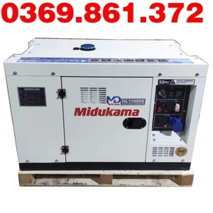 Máy phát điện chạy dầu 8Kw Midukama HL11000S