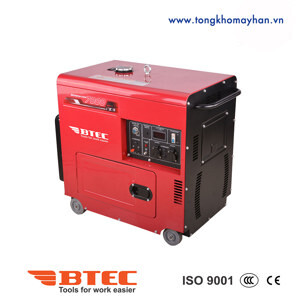 Máy phát điện chạy dầu diesel Btec BT6000CES
