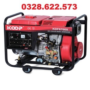 Máy phát điện chạy dầu Koop KDF6700X - 5.0kw