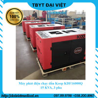 Máy phát điện chạy dầu Koop KDF16000Q 15 KVA, 3 pha