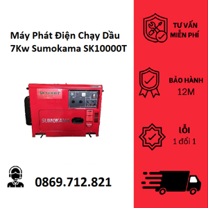 Máy phát điện chạy dầu Sumokama SK10000T