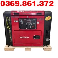 Máy Phát Điện Chạy Dầu Wema 6Kw WM3600CES-U Siêu Cách Âm