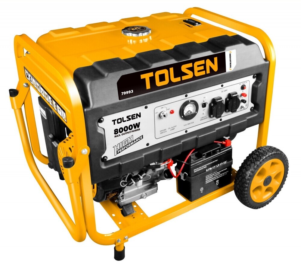 Máy phát điện chạy xăng 5000W Tolsen 79992