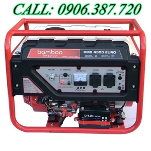 Máy phát điện chạy xăng Bamboo BMB 4500 Euro