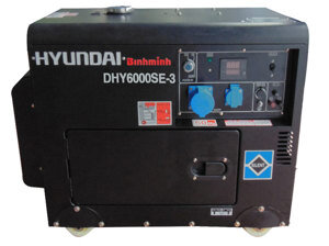 Máy phát điện Diesel Hyundai DHY-6000SE-3