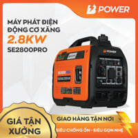 MÁY PHÁT ĐIỆN ĐỘNG CƠ XĂNG  B-POWER 2.8KW SE2800PRO INVERTER TIẾT KIỆM NHIÊN LIỆU, GIẢM TIẾNG ỒN