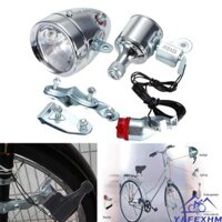 Máy phát điện Dynamo Bike với phụ kiện nâng cấp đèn pha và đèn hậu