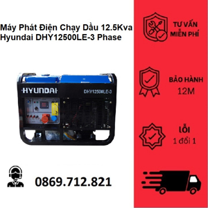 Máy phát điện Hyundai DHY12500LE-3