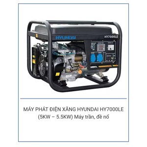 Máy phát điện Hyundai HY7000LE (HY-7000LE) - 5.5 KVA