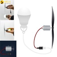 Máy phát điện năng lượng Thí nghiệm giảng dạy cánh quạt 18cm Phát điện gió