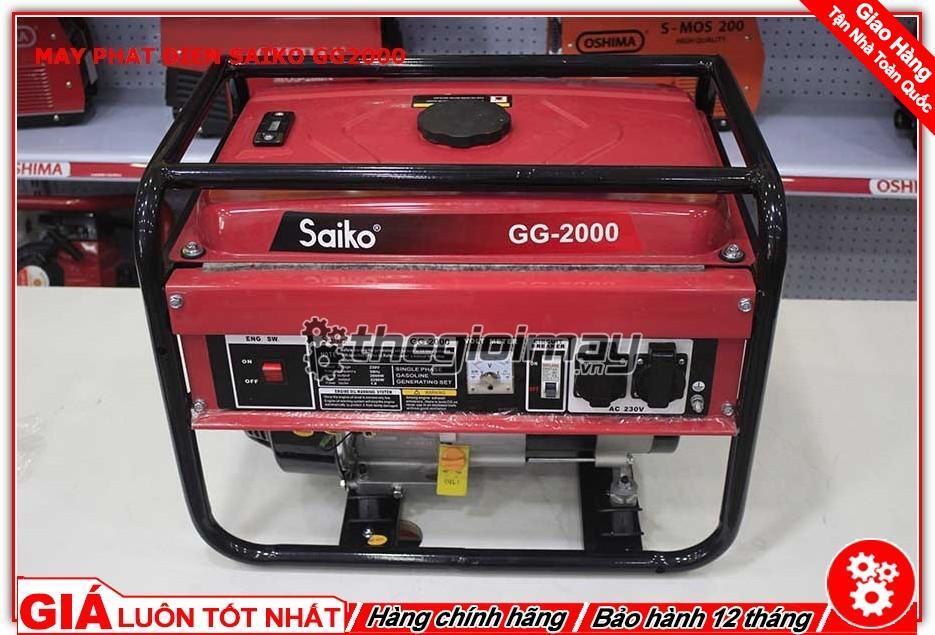 Máy phát điện Saiko GG-2000