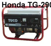 Máy phát điện Tuco TG-2900 (Đấu phát Ý)
