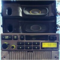 Máy phát nhạc liền Amply KIA loại 1 din lắp chung cho các xe. tính năng radio Tape .