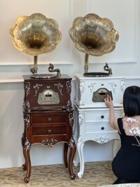 Máy phát nhạc loa kèn đồng mang phong cách tân cổ điển MPN-D810