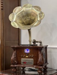 MÁY PHÁT NHẠC TÂN CỔ ĐIỂN CAO CẤP loa kèn đồng nhập khẩu - MPN-D510