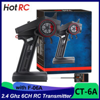 Máy Phát Radio Kỹ Thuật Số Điều Khiển Từ Xa HOTRC 6CH 4CH 2.4GHz Cho Xe / Tàu Thuyền TRX4 SCX10 1 / 8 1 / 10 RC