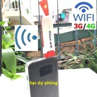 Máy Phát Wifi Cho Điện Thoại ,Laptop,Usb Đa Mạng Di Động Không Dây Vtion Phát Wifi Cực Mạnh Từ Sim 3G 4G