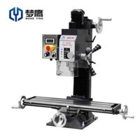 máy phay cnc mini Máy khoan và phay nhỏ Mengying MY30 Máy phay chính xác để bàn Máy công cụ khoan và gõ đa chức năng im lặng trong gia đình may phay go makita máy phay lazang Máy phay