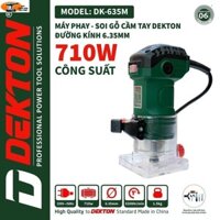 Máy phay gỗ cầm tay,DEKTON soi gỗ, soi alu Dekton DK-635M/mẫu mới 2024 HPT ĐIỆN MÁY