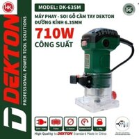 Máy phay gỗ cầm tay,DEKTON soi gỗ, soi alu Dekton DK-635M/mẫu mới 2024 . HK Máy xây dựng