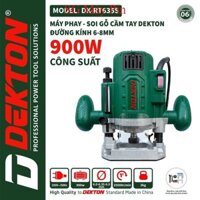 Máy phay gỗ DEKTON RT635S, Công suất 900W, 100% dây đồng sài gòn đồ pin