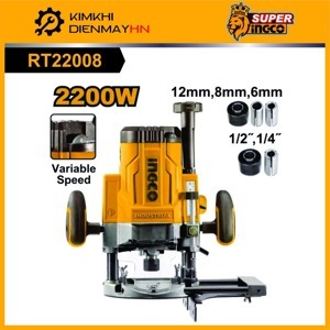 Máy phay gỗ Ingco RT22008