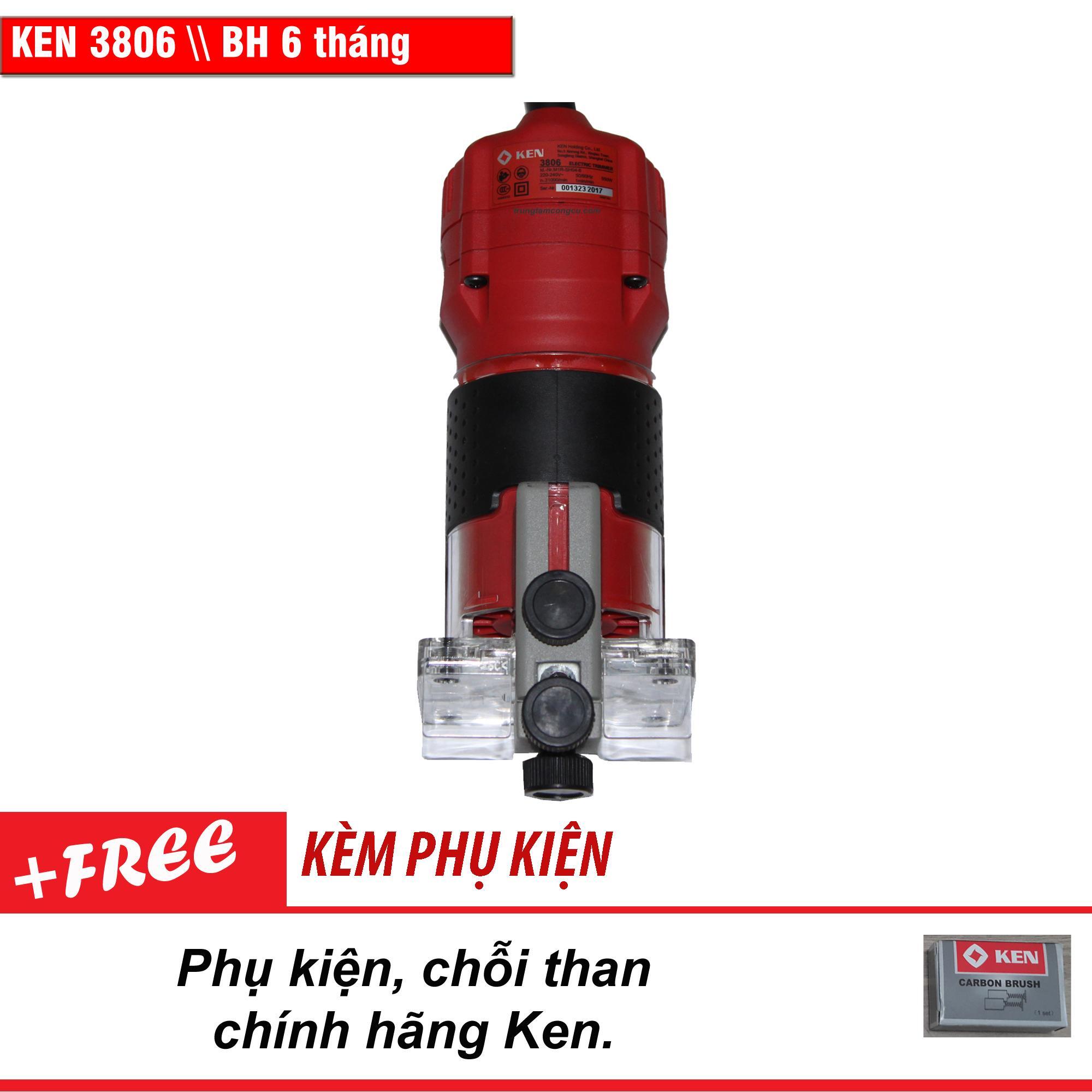 Máy phay gỗ Ken 3806 - 550W