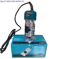 may phay gỗ MAKITA 6.35mm mt 3709 CÓ ĐIỀU CHỈNH TỐC ĐỘ .thiết kế nhỏ gọn MỚI 100% đại lý máy vn