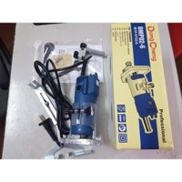 Máy phay gỗ, máy soi mộng máy cắt mép mini 1 tay cầm DONGCHENG DMP02-6 350W - Máy phay alu, nhựa