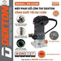Máy Phay (soi) Gỗ Điện Cốt 6.35mm Dekton DK-635M Công Suất 710W Điện máy thủ đô