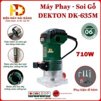 Máy Phay (soi) Gỗ Điện Cốt 6.35mm Dekton DK-635M Công Suất 710W. BH 6T