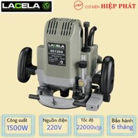 Máy phay, soi gỗ hai tay lớn 12mm LACELA 261204 công suất 1500W