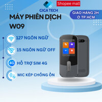 Máy phiên dịch đa ngôn ngữ CORISU W09 dịch giọng nói 2 chiều, dịch ảnh, hỗ trợ dịch Offline - Hàng chính hãng