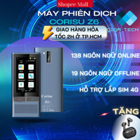 Máy Phiên Dịch Ngôn Ngữ 2 chiều CORISU Z6, Off 19 Ngôn Ngữ, 138 Ngôn Ngữ, đàm thoại trực tiếp