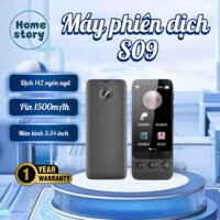 Máy phiên dịch S09 đa ngôn ngữ có khả năng phiên dịch 142 ngôn ngữ, tích hợp thẻ nhớ 32G để lưu trữ thông tin -Homestory