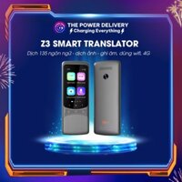 Máy Phiên Dịch Z3 Smart Translator 4G + Wifi - Dịch 135 Ngôn Ngữ Trực Tuyến - Dịch Ảnh - Ghi Âm