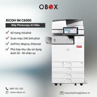 Máy Photocopy Màu Ricoh IM C6000 (Like New) – 60 Trang/Phút, Bền Bỉ, Hiệu Suất Cao