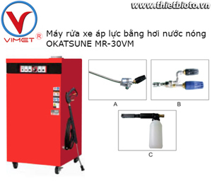 Máy phun áp lực nước nóng Okatsune MR-30VM