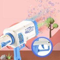 Máy phun bong bóng Tinyzone xà phòng 68 nòng khổng lồ siêu mạnh pin sạc có đèn, đồ chơi ngoài trời