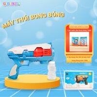 Máy phun bong bóng xà phòng tự động 5 tia, đồ chơi ngoài trời cho bé, đồ chơi trẻ em vui nhộn