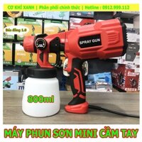 Máy phun sơn cầm tay mini, máy phun sơn béc đồng